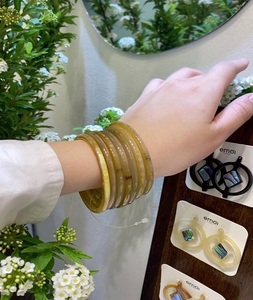 Brazalete de cuerno de búfalo Natural 100% de la mejor calidad, joyería de cuerno Real pulido para mujeres y niñas, regalo perfecto a un precio barato - Product Image 2