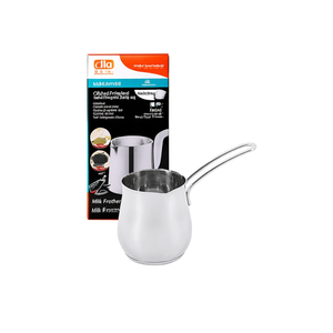 Carafe à mousse Cilio Professional en acier inoxydable poli 350 ml, 9 cm x 7,5 cm, accessoire de table pour mousseur à lait - Product Image 2