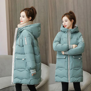 Women's High Quality Plus Size Puffer <b>Jacket</b> with Real <b>Fur</b> <b>Hood</b> Canvas Outwear - Product Image 3