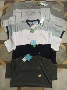 Recién llegado, Camiseta 100% de algodón para hombre, estilo callejero, suelta, fresca, informal, de manga corta, tejido de punto, directo a Bangladesh, respetuoso con el medio ambiente - Product Image 3