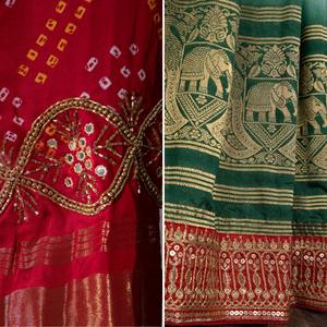 Lehenga Choli-seda de nailon tradicional indio, tejido y bordado de lentejuelas, con duatta, global, gran oferta - Product Image 6