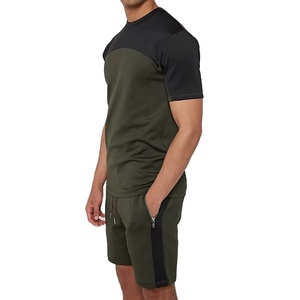 Conjunto de Ropa Casual para Hombre, Conjunto de Camiseta de Manga Corta y Pantalones Cortos, Dos Piezas, Logotipo Personalizado, Conjunto Deportivo Casual de Verano para Hombre - Product Image 3