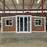 Maison préfabriquée modulaire personnalisée de 20/40 pieds, 2, 3, 4 chambres, bâtiment préfabriqué extensible, maison conteneur