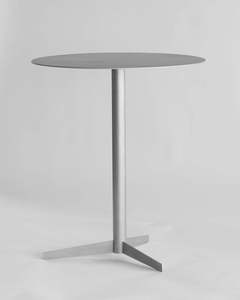 Mesa Auxiliar Moderna con Acabado de Peltre y Diseño Redondo Minimalista y Elegante para Espacios Interiores con Estilo - Product Image 4