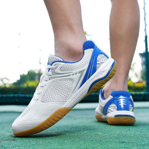 Zapatillas de entrenamiento para hombre con amortiguación y diseño transpirable, zapatillas deportivas profesionales antideslizantes y resistentes al desgaste, zapatillas de tenis. - Product Image 5