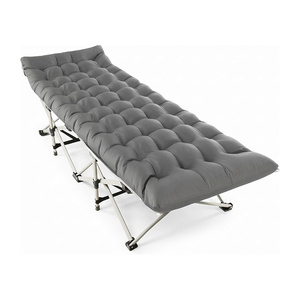 Cama Plegable para Acampar con Colchón y Almohada, Cama Oxford Portátil Ajustable para Acampar, Viajar, Hogar y Oficina - Product Image 1
