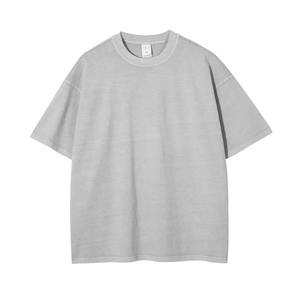 T-shirt surdimensionné imprimé sur mesure 100% coton avec manches courtes en fibre de bambou souple filée à l'anneau - Product Image 3