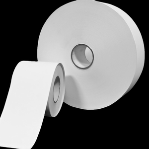 Autocollants en papier effet coquille d'œuf destructible, personnalisables, vierges, blancs, en vinyle, étiquettes inviolables en feuille ou en rouleau - Product Image 1