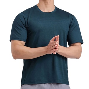 Camiseta de Corte Regular para Verano, Gimnasio, Ejercicio, Fisicoculturismo, Cuello Redondo, Manga Corta, Logotipo Personalizado, Ecológica, Transpirable, 100% Algodón - Product Image 5
