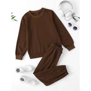 Chándal de invierno gris y negro y Gymsuit para hombre y mujer con capucha de calidad genuina con sudaderas con capucha de lana inferior logotipo personalizado - Product Image 5