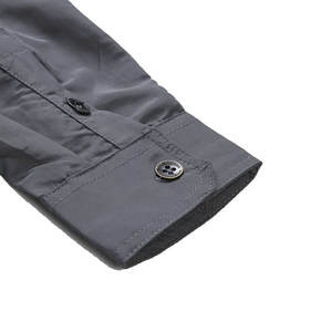 Camisa informal Cargo de algodón para exteriores para hombre de cuello alto al mejor precio, material transpirable, diseño personalizado, camisas Cargo de talla grande para hombre - Product Image 5