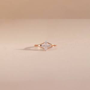 Anillo de Compromiso de Acero Inoxidable Chapado en Oro de 18K, Estilo Clásico, Moissanita Creada en Laboratorio, Certificado IGI, Regalo de Boda, Joyería Fina - Product Image 6