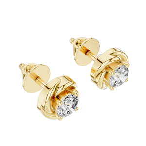 Boucles d'oreilles en diamant CVD EF VVS-VS de 0,4782 CT créées en laboratoire, élégantes en or 18 carats, 14 carats, 10 carats et argent 925, moissanite, rose, jaune - Product Image 5
