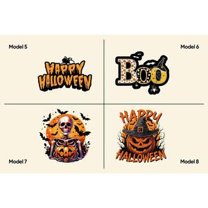 Halloween Trick Treat Cotton <b>Drawstring</b> <b>Pouches</b> Embroidery Logo for Use Bracelets Clothing Watches Crafts Promotions Screen - Product Image 4