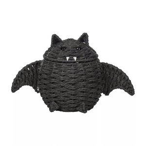 Panier en forme de chauve-souris en herbe de mer naturelle tissé à la main, décoration d'Halloween pour la maison, fabriqué au Vietnam - Product Image 2