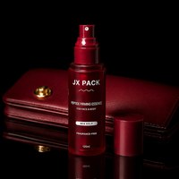 Flacon pulvérisateur cosmétique de luxe rouge 120 ml format pochette pour voyage, emballage de soins de la peau, contenant pour brume raffermissante visage et corps