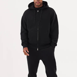 Wholesale Custom Men's Windproof Heavyweight Tracksuit OEM Blank <b>Jogger</b> <b>Sets</b> Hot Selling Winter Logo Print - Product Image 2