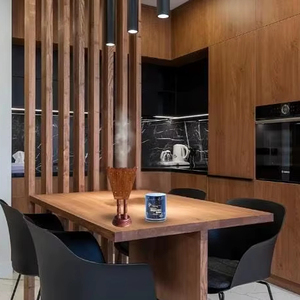 เตาเผาถูกแกะสลักจากไม้เนื้อแข็งที่แสดงให้เห็นเมล็ดไม้ธรรมชาติลึกธัญพืชเหล่านี้สามารถมองเห็นได้ทั่วพื้นผิวให้ - Product Image 3