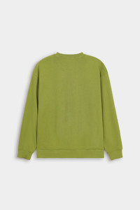 Loose Plain Casual Wear <b>Men</b> Sweatshirt Made In Pakistan Best Quality Sweatshirts <b>Green</b> Crewneck Sweatshirt Solid Color Pullover - Product Image 6