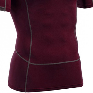 Personnalisez votre propre logo Rash Guard à manches courtes respirant sublimé MMA & BJJ Séchage rapide Unisexe 100% polyester Rash Guards - Product Image 3