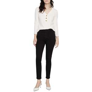 Camicia da donna Sanctuary Aiden in maglia con bottoni, colore avorio, vestibilità ampia XL, ideale per l'ufficio, primavera o autunno - Product Image 1