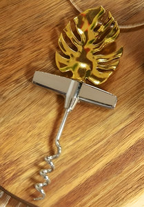 Wholesale Gold Metal Leaf Design Corkscrew in Low Price For Wedding Bar Restaurant Kitchen Utensils Drinkware Christmas - Product Image 5