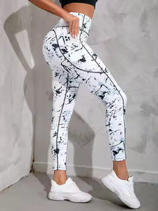 Nouveau Style haute qualité entraînement Fitness pantalons de sport Polyester/Nylon séchage rapide respirant Yoga poche vêtements de sport taille élastique - Product Image 2