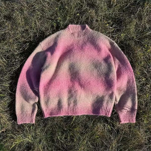 Pulls en laine tricotés, fabrication directe, OEM, vente en gros, sur mesure, pull pour homme, devant chaud, confortable, vêtements de mode d'hiver - Product Image 5