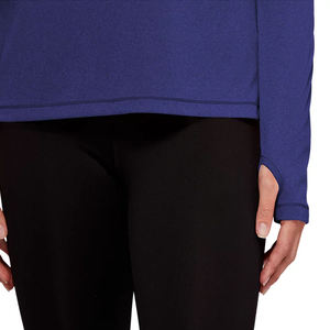 Bajo MOQ ligero cómodo tela mujeres 1/4 Meath precio barato superior al por mayor fabricante secado rápido media cremallera camisas - Product Image 5