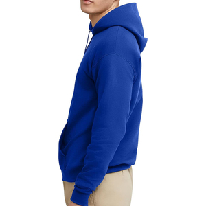 Sweat-shirt à capuche uni pour homme, couleur unie, logo imprimé, manches longues, poche kangourou d'automne pour homme et femme - Product Image 2