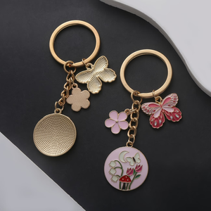 Llavero de aleación esmaltado personalizado y bonito para llaves de coche, mochilas y carteras, ideal para parejas, familiares y sorpresas de cumpleaños - Product Image 1