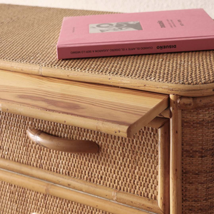 ตู้หวายธรรมชาติคุณภาพดีที่สุดสำหรับเก็บเสื้อผ้ารองเท้าและของใช้ในครัวเรือน - Product Image 3