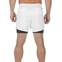 Shorts de sport décontractés pour hommes, de haute qualité, solides, en toile écologique, respirants, à séchage rapide, pour la course, l'entraînement, la gym et les activités de plein air