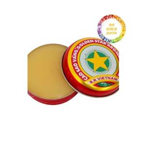 Auténtico bálsamo Golden Star de Vietnam en una lata compacta contiene aceites fragantes naturales que brindan comodidad para el uso regular - Product Image 1