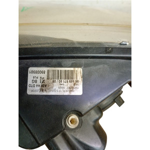 Faro Anteriore Destro PEUGEOT 1007 1a Serie 620649 (05>) - Product Image 3