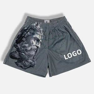 <b>Men's</b> High Street Style Quick-Drying Casual Sports Basketball <b>Shorts</b> Wholesale Custom Logo Mesh Training <b>Shorts</b> - Product Image 1