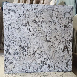 STONEMINES Encimera de cocina de GRANITO BLANCO DE Alaska Diseño moderno Piedra de calidad superior Pulido Big Slab Villas Lifetime - Product Image 1