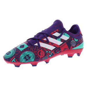 Zapatos Adidas Gamemode Knit FG GS para Niños Color: Morado Intenso/Blanco Calzado/Rojo Rubí 100% Auténticos - Product Image 1