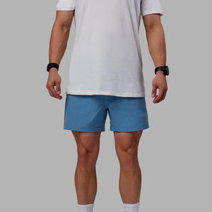 Short de performance pour hommes OEM style décontracté bleu élémentaire avec 2 couches vêtements de rue dernière conception usine en gros au meilleur prix - Product Image 6
