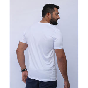 Nuevo diseño Elastic Fit Gym Wear Poliéster Gym Wear Camisetas Entrenamiento Nylon Spandex Tops Hombres Camiseta transpirable - Product Image 2