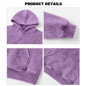 Haute qualité 100% coton mélangé français éponge sweat à capuche surdimensionné sweat à capuche unisexe impression broderie bases sweats à capuche personnalisés pour homme - Product Image 3