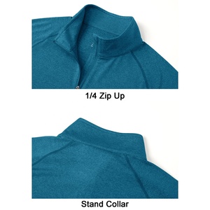 Custom Factory OEM Service <b>Sweatshirts</b> Hoodies Mock Neck <b>Zip</b> up <b>Sweatshirts</b> for <b>Men</b> High Quality Cotton <b>Half</b> <b>Zip</b> cotton blended - Product Image 4