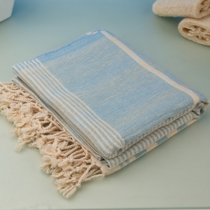 Toalla Fouta 100% algodón Premium suave con diseño 100% OEM Fouta toalla turca Toalla de playa de golf de la India - Product Image 1