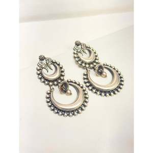 Tridha Chandbali <b>Earrings</b> 925 Silver Cultural Collectible Jewelry - Product Image 3