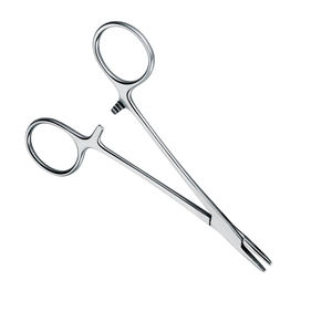 Fórceps de aguja de sutura quirúrgica personalizados de 200 Mm y 5 pulgadas, soporte de aguja Collier de diseño personalizado recto, OEM Industrial para bricolaje - Product Image 3