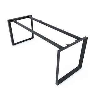 Escritorio de Madera de Caucho Trian II HBTG009 de 180x70cm con Patas Triangulares de Hierro, Diseño Moderno Minimalista para Dormitorio de Lujo y Uso Doméstico - Product Image 5