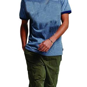 Camiseta Ringer de marca personalizada para hombre con mangas con tapa Camiseta de entrenamiento de calidad premium para entrenamiento y ropa de moda para hombres al aire libre - Product Image 3