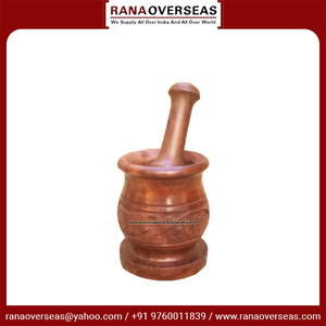 ชุดครกและสากทำจากไม้สำหรับใส่เครื่องปรุงกระเทียมดีไซน์สุดสร้างสรรค์ - Product Image 2