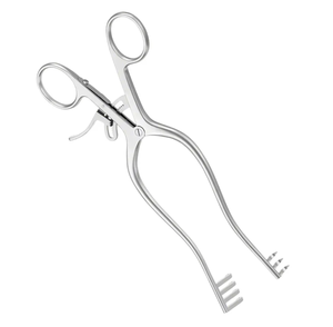 WEITLANER 200mm 7.78 \ "Rétracteur manuel à retenue automatique 3X4 dents semi-tranchant en acier inoxydable non stérile Adson articulé - Product Image 5