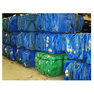 En stock, déchets de fûts en plastique HDPE recyclé bleu / rebuts de fûts HDPE en balles - Product Image 6